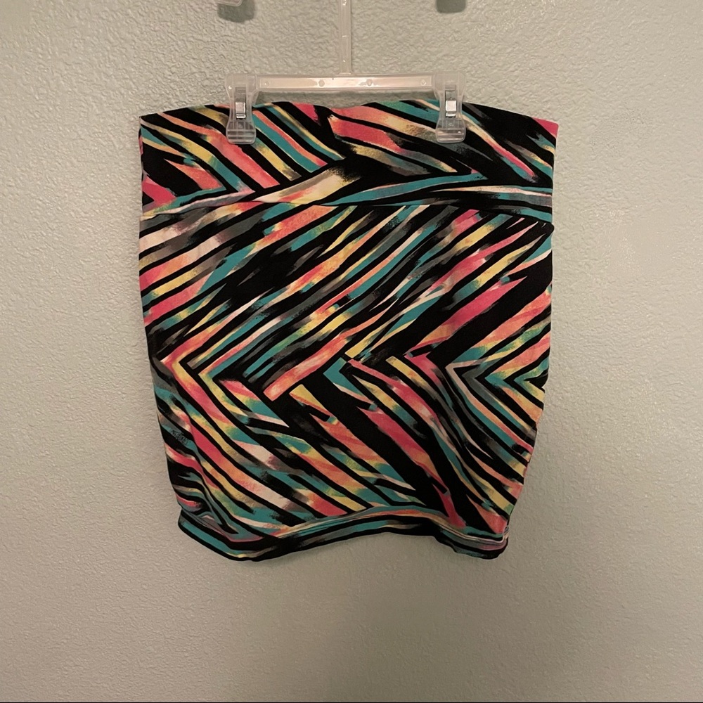 Decree multicolored mini skirt